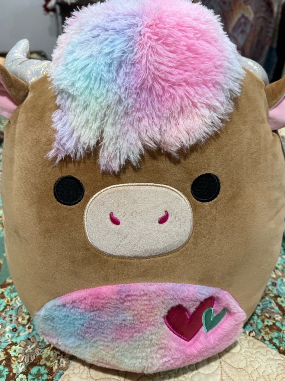 Squishmallows Candela the Highland Cow plush toy 16”
